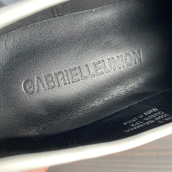 Gabrielle Union Y2K Chunky Platform Loafer Women Size 9 White Lug Sole Academia - Picture 11 of 11